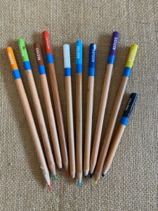 Assorted water color pencils